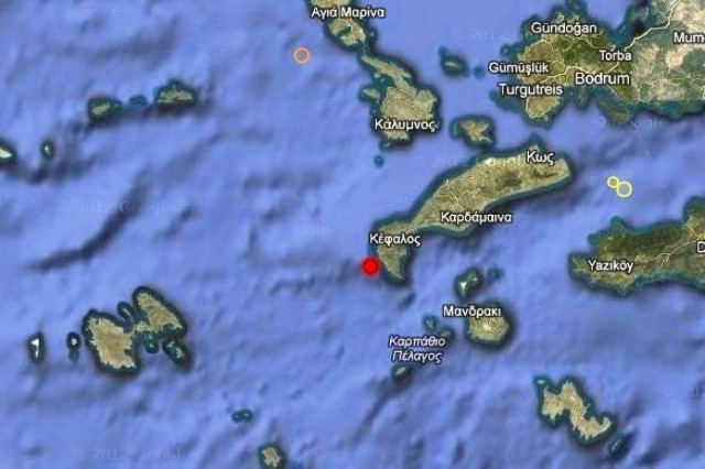 Σεισμός 3,6 Ρίχτερ στη Κω