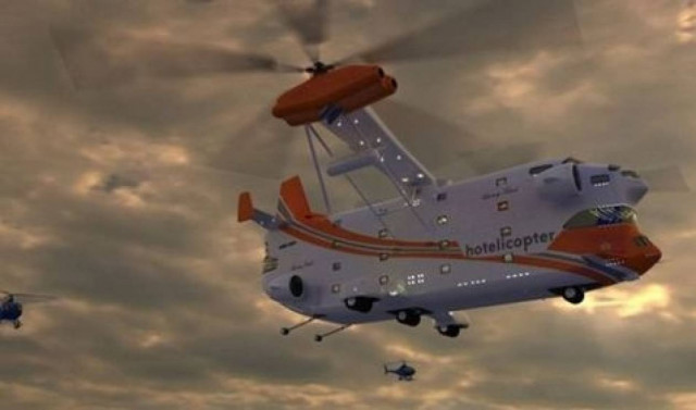 Πεντάστερο ιπτάμενο ξενοδοχείο!