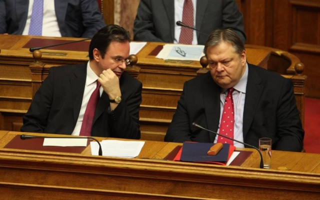 Στη επιτροπή Θεσμών Βενιζέλος - Παπακωνσταντίνου για τη λίστα Λαγκάρντ