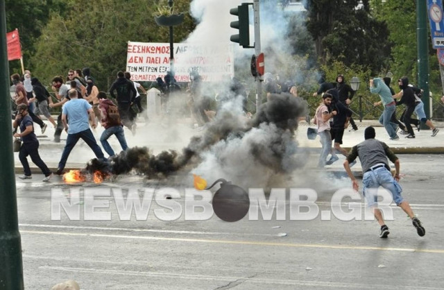 Ένταση σε Λ. Συγγρού, Κολωνάκι και Εξάρχεια