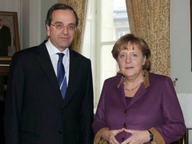 Σε λίγο στο Ελ. Βενιζέλος ο Σαμαράς να υποδεχθεί τη Μέρκελ