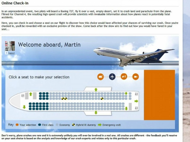 Που θα καθόσασταν σε ένα αεροπλάνο που... πέφτει;