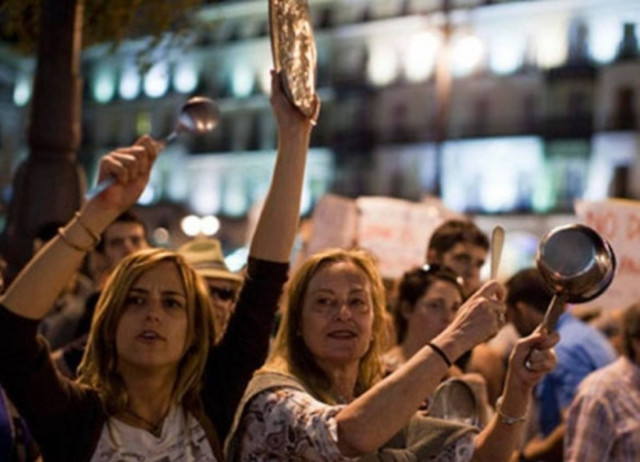 Διαδήλωση κατά της καταλανικής ανεξαρτησίας στη Βαρκελώνη