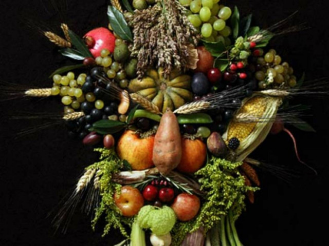 Απίθανα πορτρέτα με φρούτα και λουλούδια