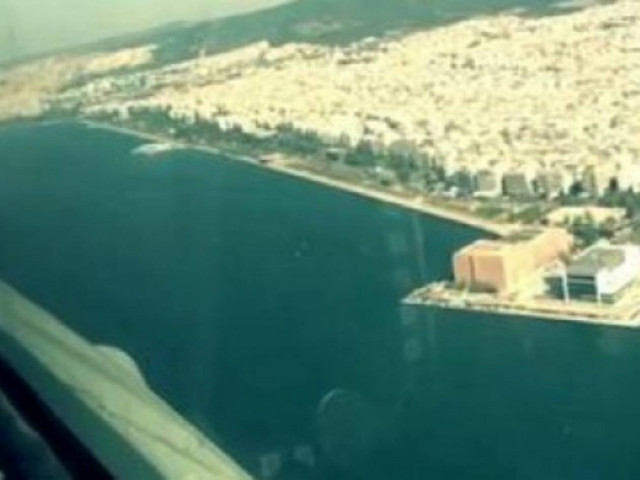 Βίντεο: Η Θεσσαλονίκη, όπως την κατέγραψε η κάμερα ενός F-16