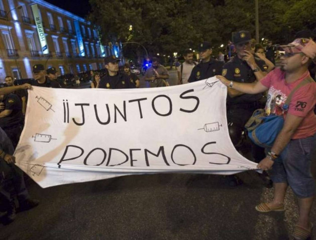 Ογκώδεις διαδηλώσεις στη Μαδρίτη