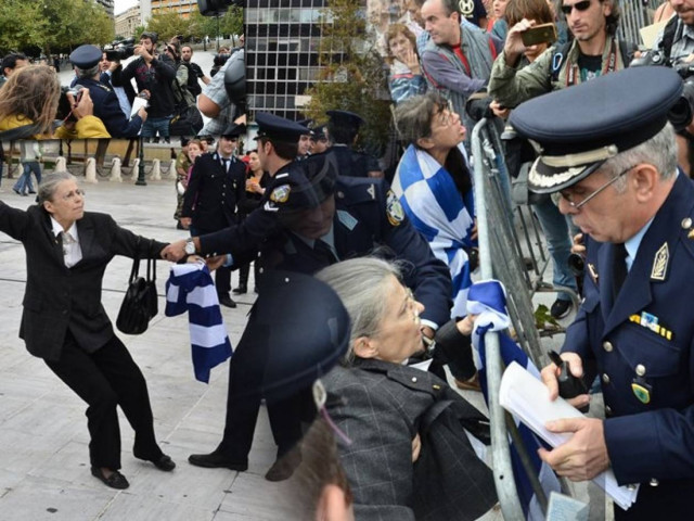 Ένταση στο Σύνταγμα (ΒΙΝΤΕΟ ΚΑΙ ΦΩΤΟΡΕΠΟΡΤΑΖ)