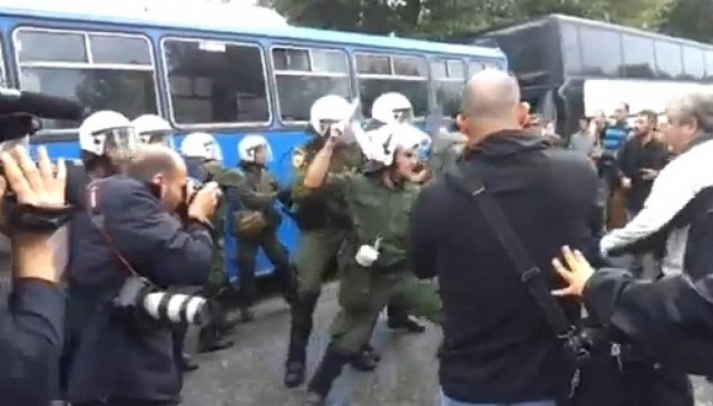 ΒΙΝΤΕΟ: Επεισόδια στη Θεσσαλονίκη