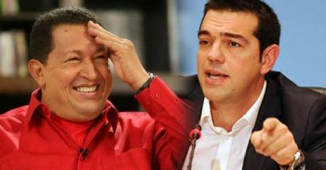 Κινητό «προστασίας» χάρισε ο Τσάβες στον Αλέξη Τσίπρα