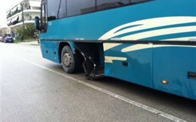 Λαμία: Άγιο είχε ηλικιωμένη που παρασύρθηκε από λεωφορείο