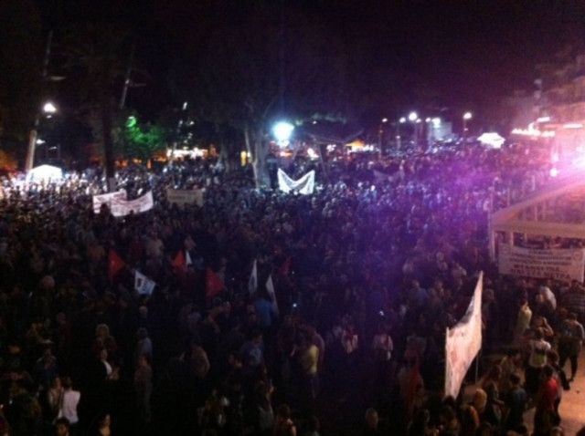 Επεισόδια και στην Κρήτη