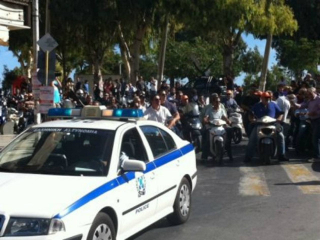 Ηράκλειο: Σε εξέλιξη μηχανοκίνητη πορεία