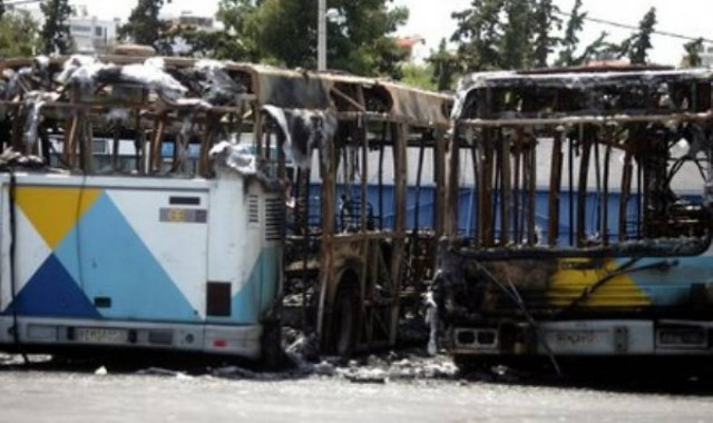 Πυρκαγιά σε αμαξοστάσιο της ΕΘΕΛ