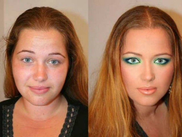 Απίστευτη διαφορά: Γυναίκες πριν και μετά το μακιγιάζ