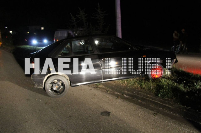 Πύργος: Αυτοκίνητο καρφώθηκε σε κολώνα!