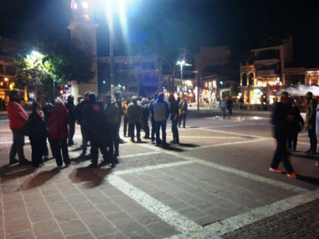 Βίντεο: Ακόμη και το κρύο νίκησε τους διαδηλωτές στην Ξάνθη