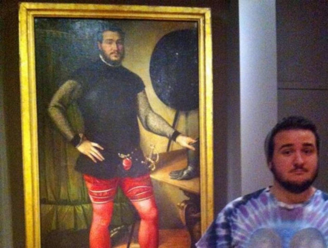 Είδε τον εαυτό του σε πίνακα του 16ου αιώνα!