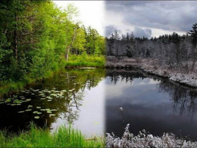 Χειμώνας VS Καλοκαίρι: Τα ίδια μέρη σε διαφορετικές εποχές (pics)