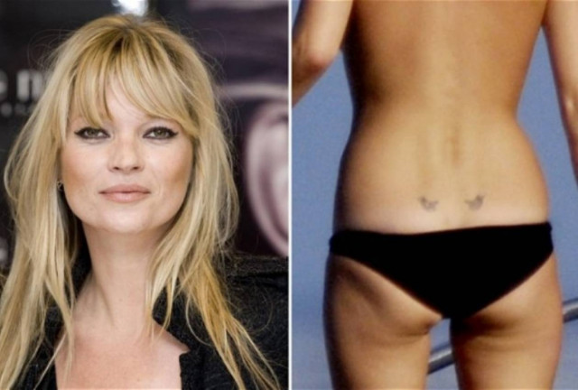 Το tattoo της Κέιτ Μος που αξίζει πάνω από 1 εκατ. λίρες