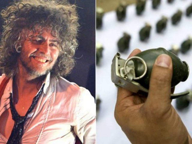 Πανικός σε αεροδρόμιο: Τραγουδιστής είχε χειροβομβίδα!