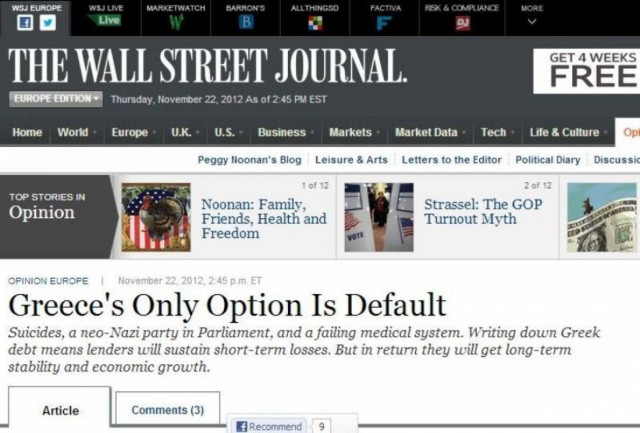 WSJ: Αυτοκτονίες και ένα σύστημα υγείας σε κατάρρευση