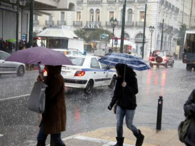 Έντονα καιρικά φαινόμενα με βροχές και καταιγίδες