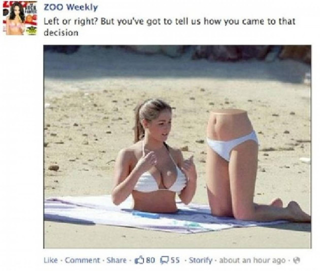 Δείτε την φωτογραφία που απαγόρευσε το Facebook ως πολύ σεξιστική!