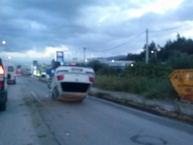 Πάτρα: Κι όμως, ο οδηγός αυτού του αυτοκινήτου δεν έπαθε τίποτα!