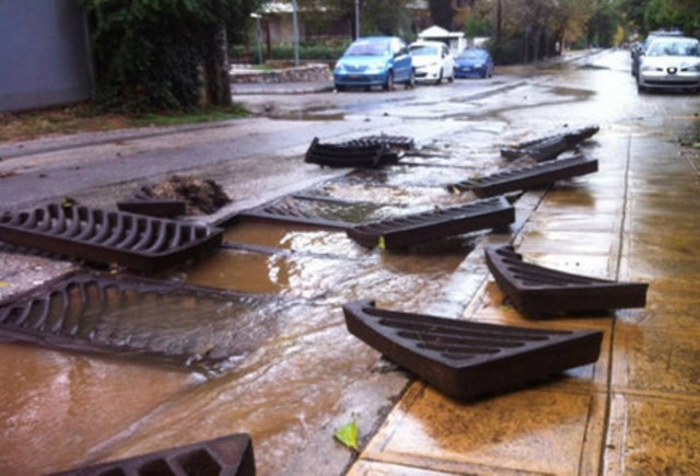 Πλημμύρισαν σπίτια και ξεριζώθηκαν σπίτια στα Βόρεια