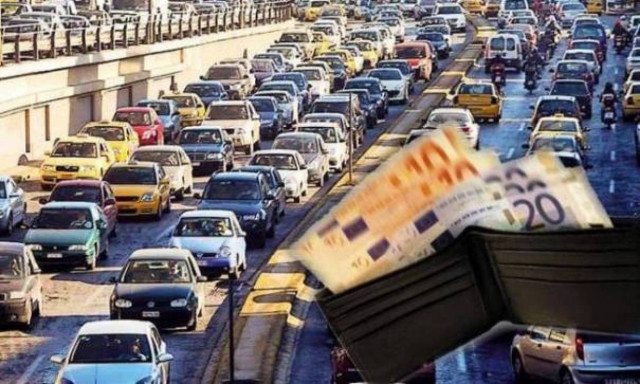 Τα έσοδα των τελών κυκλοφορίας από το 2008, έφερε στη Βουλή ο Υπ.Οικ.