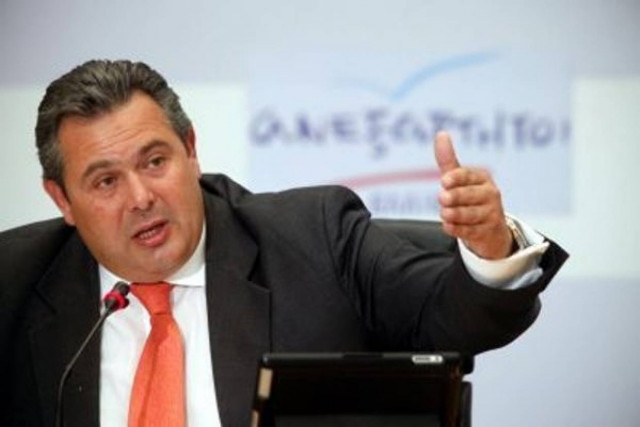 Καμμένος:Να μην παραδοθεί ο ορυκτός πλούτος-Τώρα η εθνική αντιπρόταση