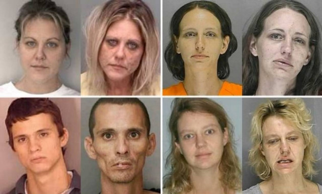 Εικόνες-ΣΟΚ: Δείτε πως έγιναν αυτοί οι χρήστες μεθαμφεταμίνης