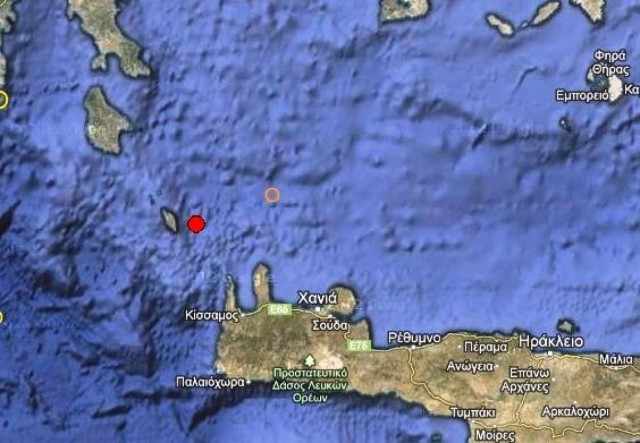 Σεισμός 3,4 Ρίχτερ στα Αντικύθηρα