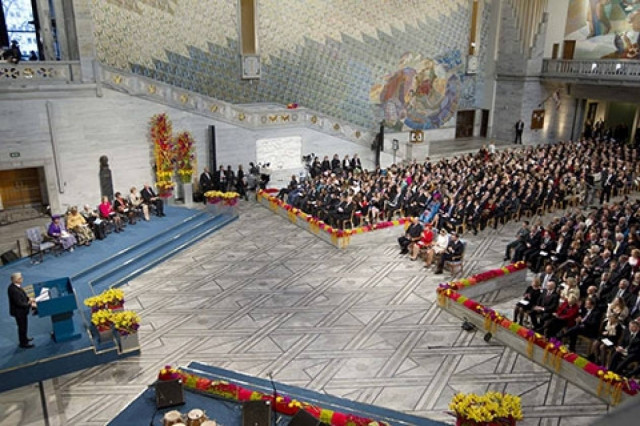 Παρέλαβαν οι Ευρωπαίοι ηγέτες το βραβείο Νόμπελ Ειρήνης 2012