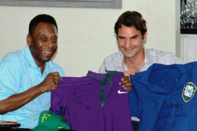 Θαυμαστής του Φέντερερ ο Πελέ! (photos+video)