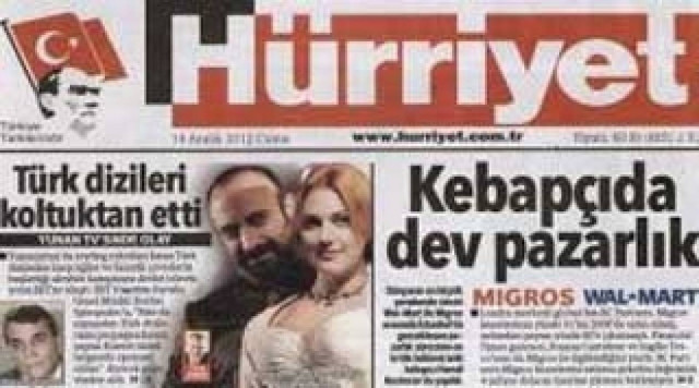 Hurriyet: Πρωτοσέλιδο η απομάκρυνση του διευθυντή της ΕΡΤ