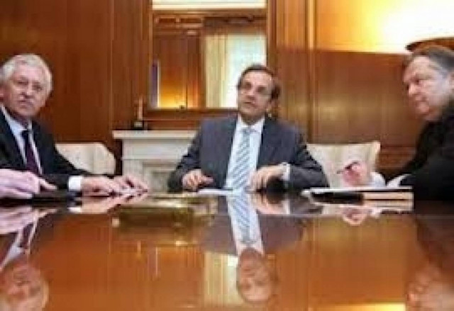 Συνάντηση Αντ. Σαμαρά με Ευ. Βενιζέλο και Φ. Κουβέλη την Τρίτη