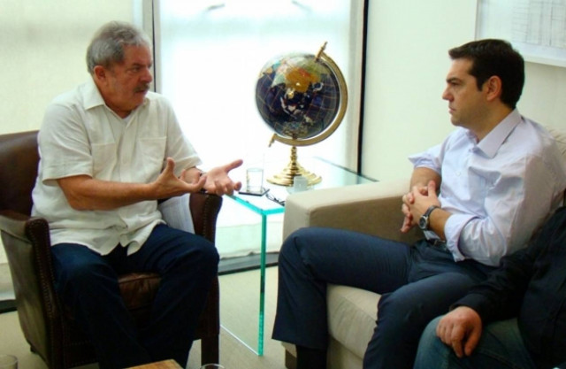 Λούλα σε Τσίπρα: Ο ελληνικός λαός είναι πιο δυνατός από την κρίση !