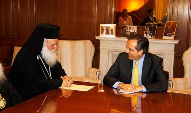 Συνάντηση Σαμαρά – Ιερώνυμου στις 14:00