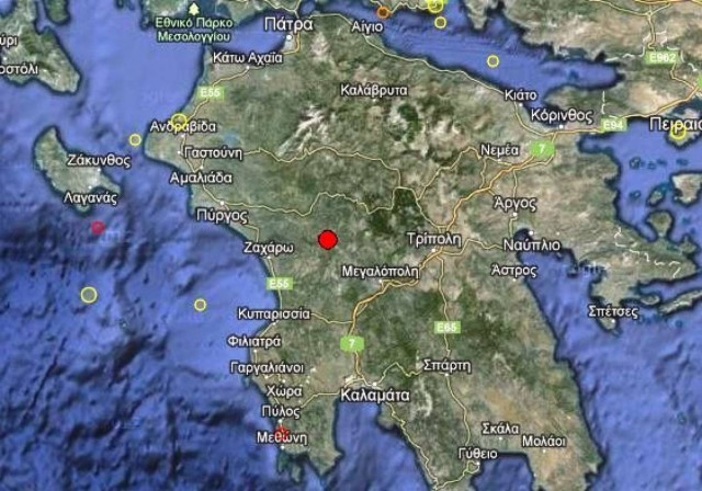 Σεισμός 3,2 Ρίχτερ στην Πελοπόννησο