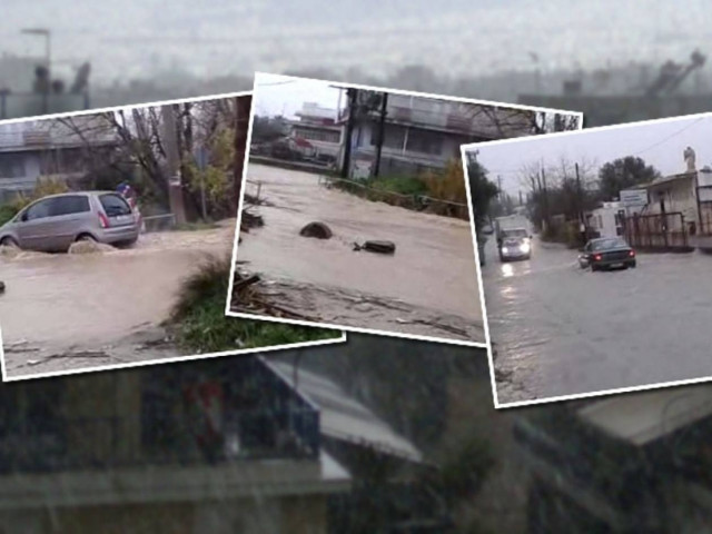 Προβλήματα από την ραγδαία επιδείνωση του καιρού (pics+vid)