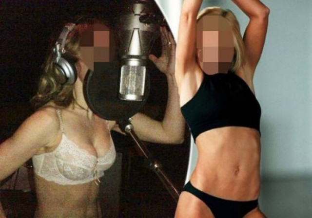 Διάσημη τραγουδίστρια ηχογραφεί το δίσκο της με το... στηθόδεσμο!