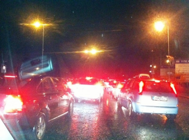 Τροχαίο έφερε κυκλοφοριακό χάος στον Κηφισό