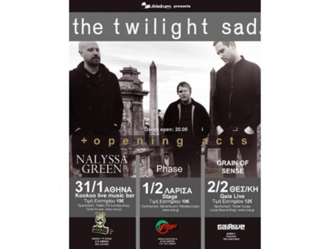 Οι Twilight Sad για τρεις συναυλίες στην Ελλάδα