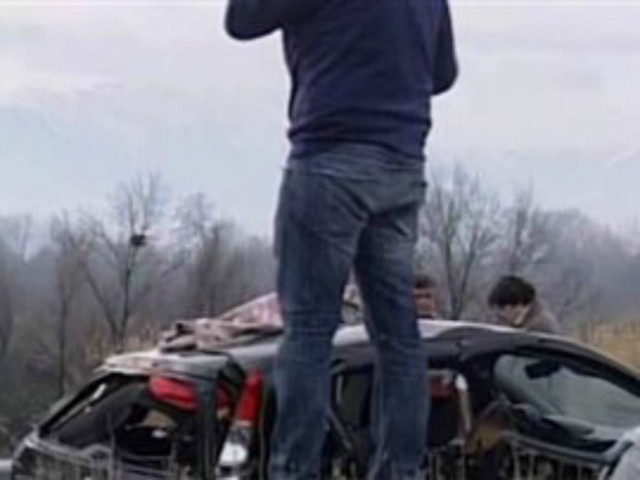 Τέσσερις σοβαρά τραυματίες στην καραμπόλα στην Εγνατία