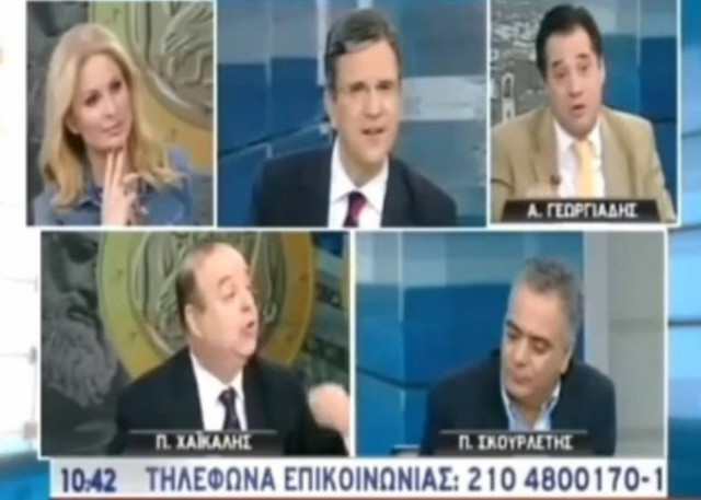 Βίντεο: Καρέ – καρέ ο καυγάς Χαϊκάλη - Άδωνι