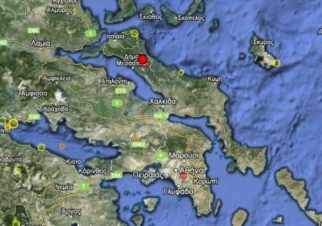 Σεισμός 4,2 Ρίχτερ στην Εύβοια