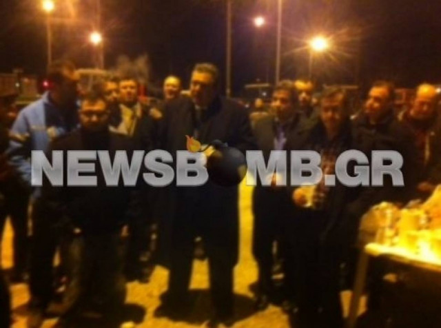 Καμμένος και Νικολόπουλος μαζί στα μπλόκα