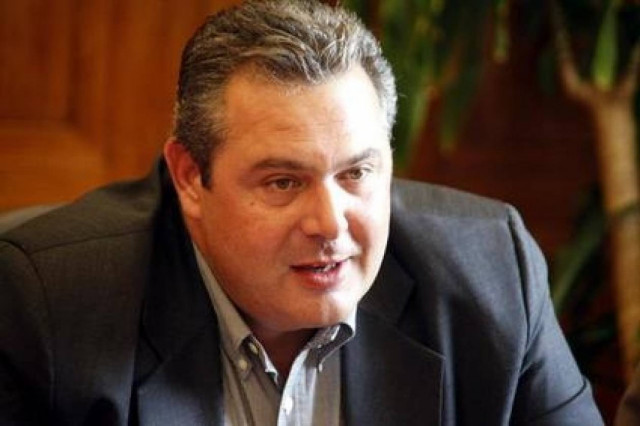 Στα διόδια Αιγινίου ο Π. Καμμένος