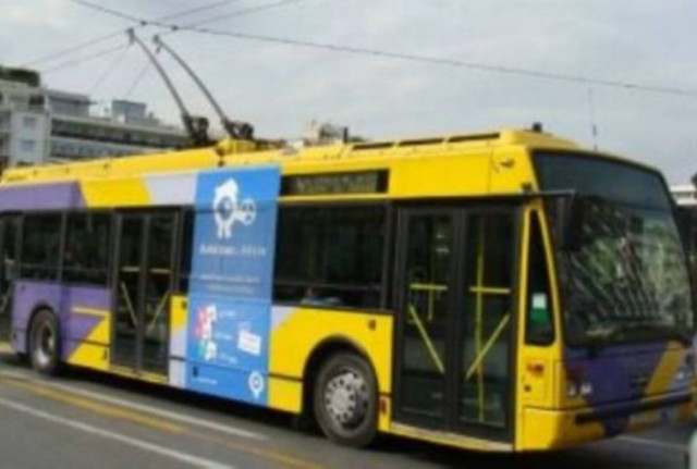 Στάση εργασίας στα λεωφορεία και τα τρόλεϊ την Τετάρτη